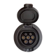 Type 2 socket for charging station | 3 phase | 16A/32A