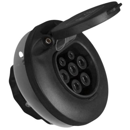 Type 2 socket for charging station | 1 phase | 16A/32A