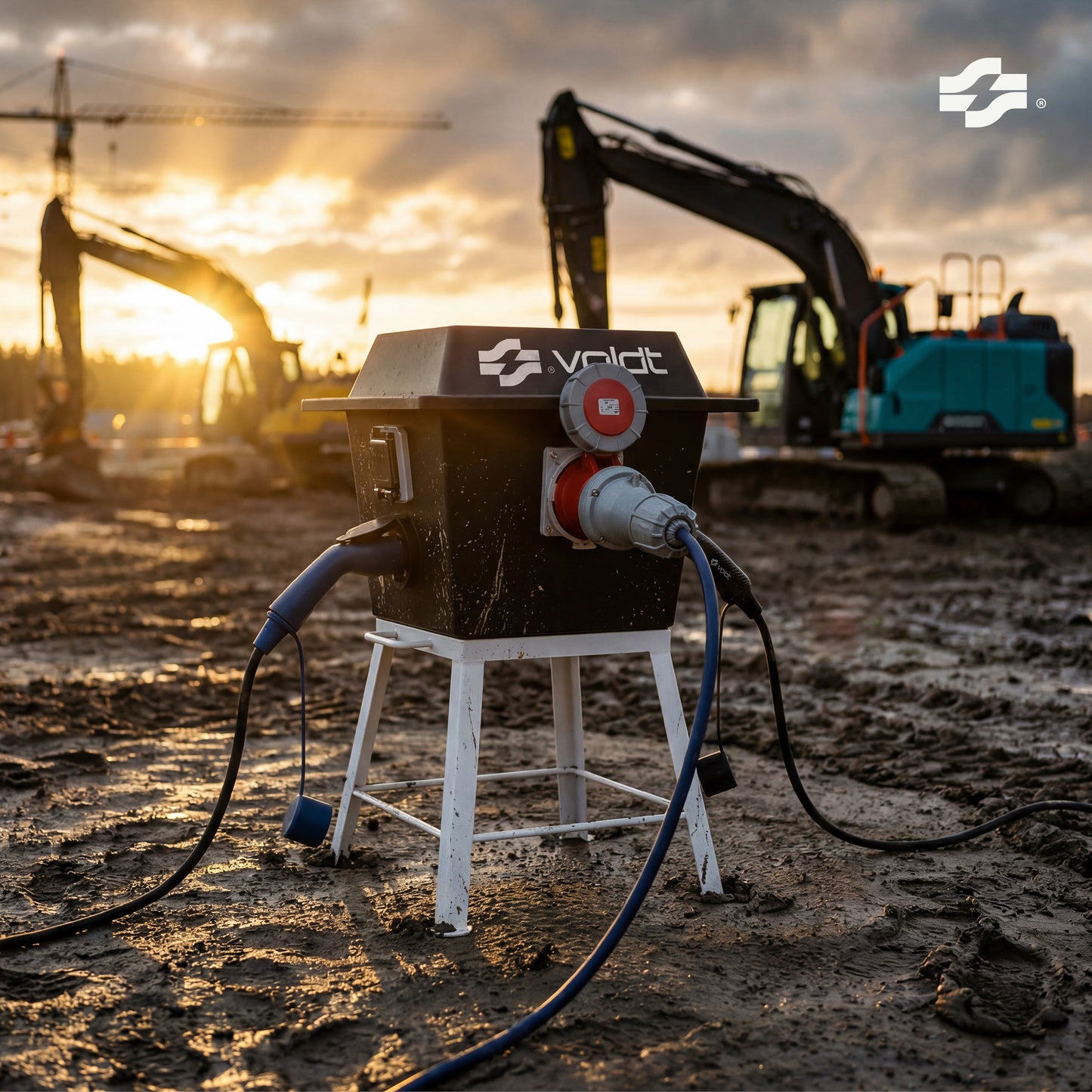 Voldt® Sitecharge | Type 2 | 2x 22kW