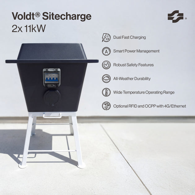 Voldt® Sitecharge | Type 2 | 2x 11kW