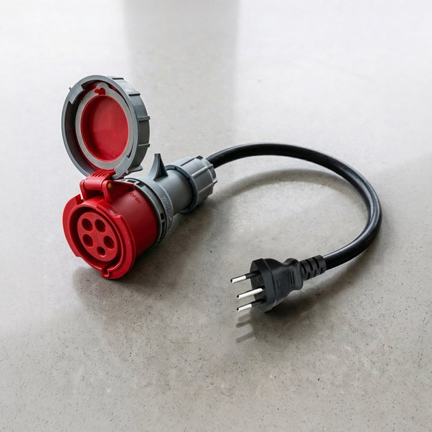32A 5-pole commando to Type J Adapter for Switzerland