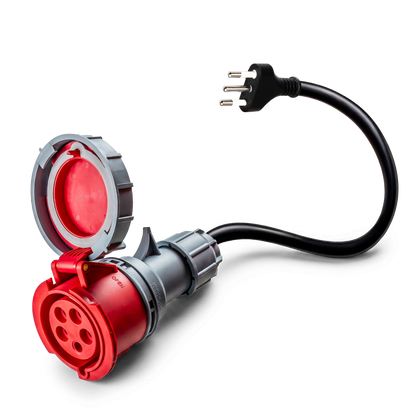 32A 5-pole commando to Type L Adapter for Italy