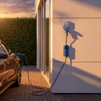 Voldt® Portable EV charger commando plug | 1 phase | 8A - 16A | 3.7kW + APP