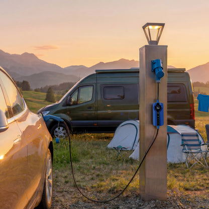 Voldt® Portable EV charger commando plug | 1 phase | 8A - 32A | 7.4kW + APP