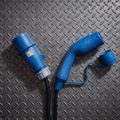 Voldt® Portable EV charger commando plug | 1 phase | 8A - 16A | 3.7kW + APP