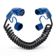Type 2 | 1 phase | 32a | 7.4kW | coiled charging cable
