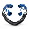 Type 2 | 1 phase | 32a | 7.4kW | coiled charging cable