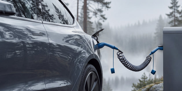 Type 2  | mode 3 | 32a | 22kW | coiled charging cable