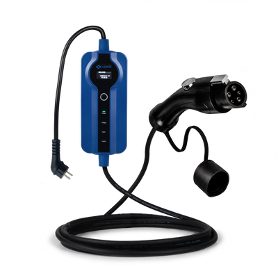 Type 1 - schuko | Adjustable 8A - 16A | 3,7kW charging cable