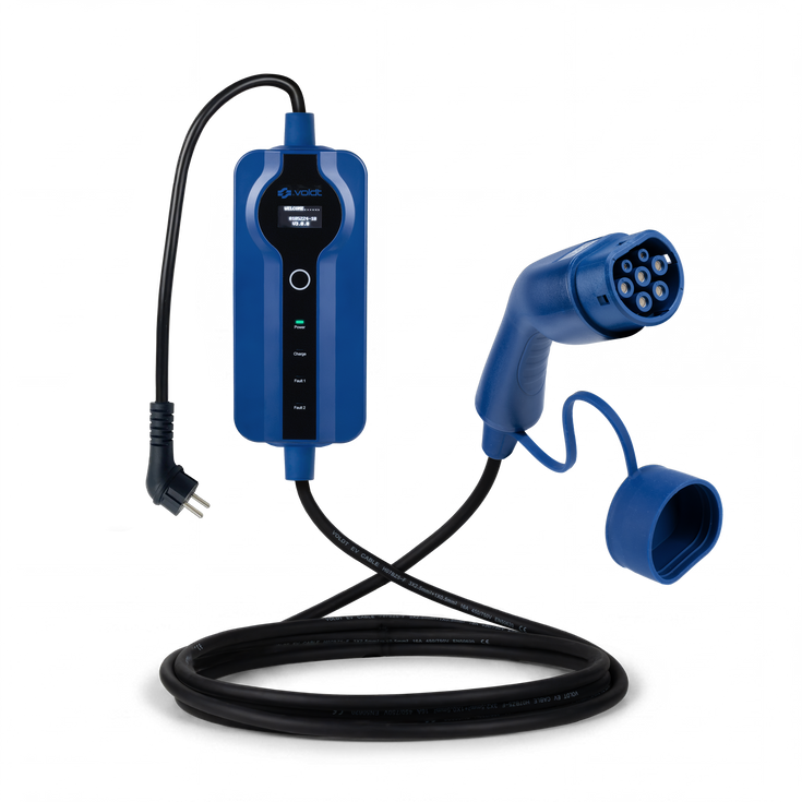 Voldt® Portable charger schuko 230V | 8A - 16A | 3,7kW + APP