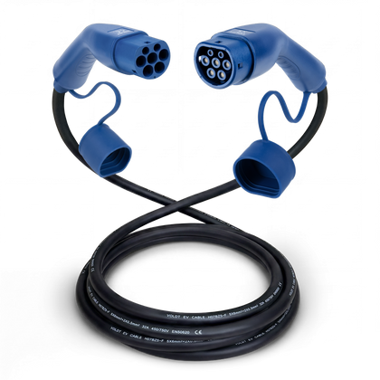 Type 2 | 1 phase | 32A | 7.4kW charging cable