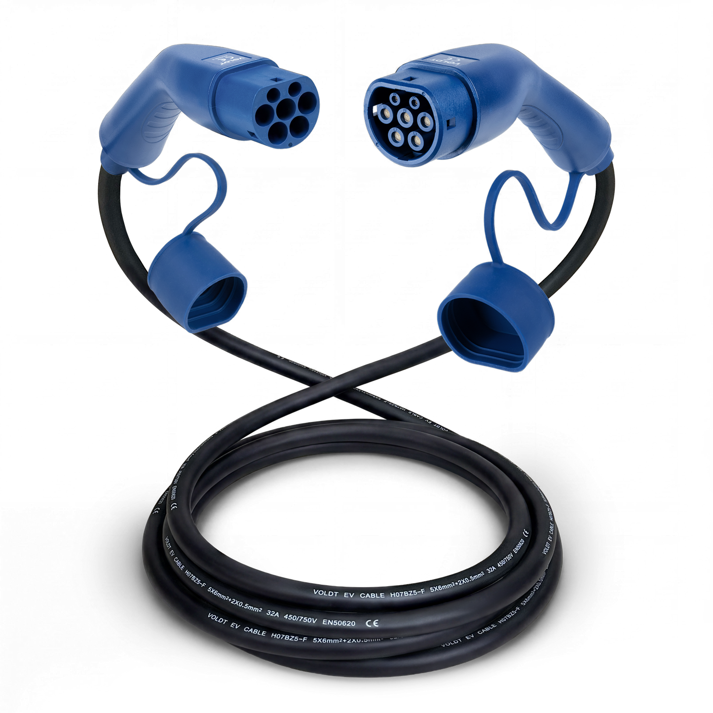Type 2 | 1 phase | 32A | 7.4kW charging cable