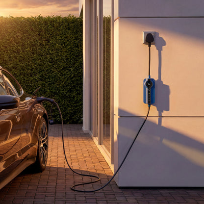 3 Pin - type 1 EV portable charger | Adjustable 8A - 13A | 2,8kW